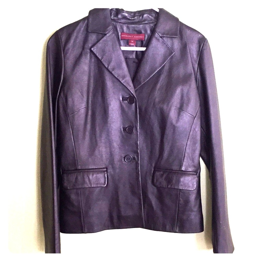 Double Breasted Leather Jacket
